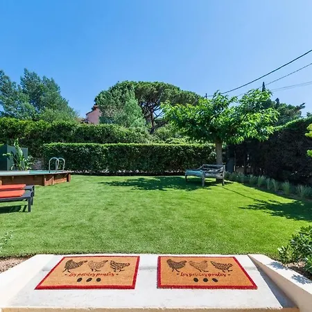 别墅 Maison Tropezienne En Plein Centre Avec Jardin Et Piscine 圣特罗佩